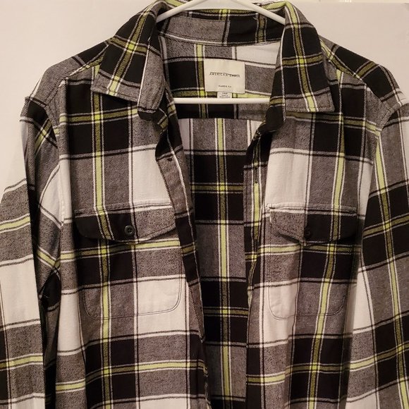 American Eagle Outfitters Other - American Eagle classic fit, flannel long sleeve men shirt 100% cotton.